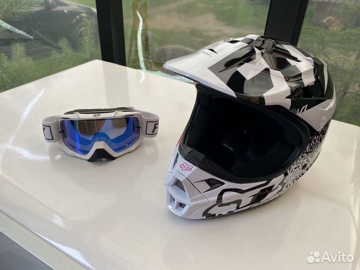 Шлем и очки