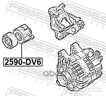 Натяжитель ремня Febest 958 2590-DV6 Febest