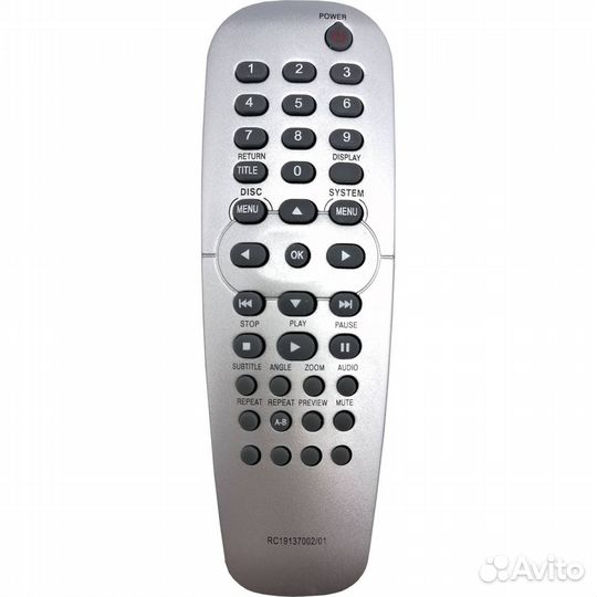 Пульт philips RC 19137002/01 orig box DVD