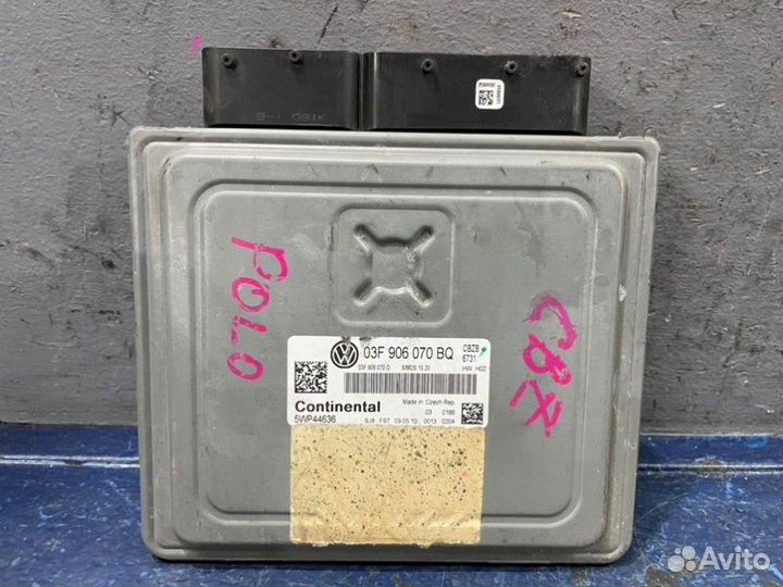 Эбу двигателя Volkswagen Polo 5 6R HB