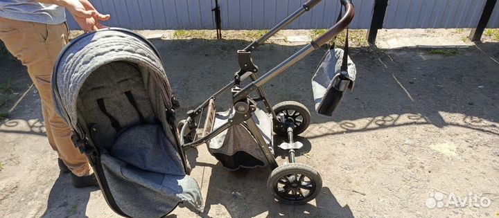 Коляска трансформер luxmom + автолюлька