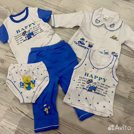 Вещи новые пакетом на 3 месяца