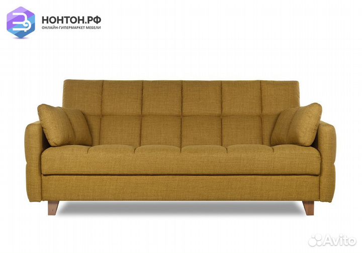Диван книжка Ригдом жёлтый