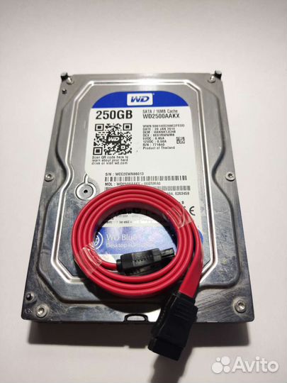 Жесткий диск + SATA Кабель