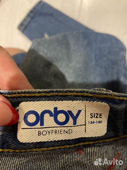 Джинсы на девочку 134 140