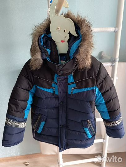 Зимняя куртка для мальчика 122 размер