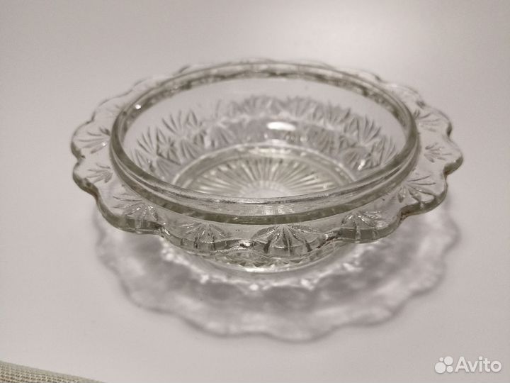 Розетка конфетница блюдо 1 кдо стекло