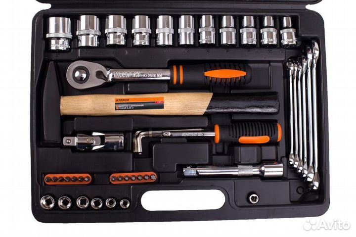 Набор инструмента Кратон TS-09 (58 предметов)
