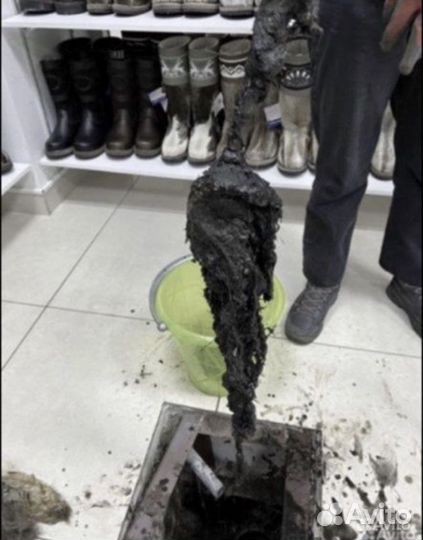 Устронение засора Прочистка Канализации