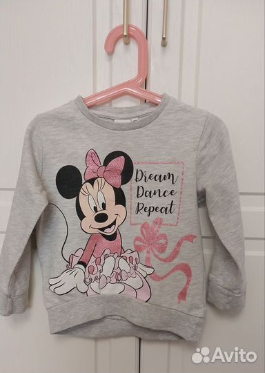 Кофта и платье Minnie mouse Disney