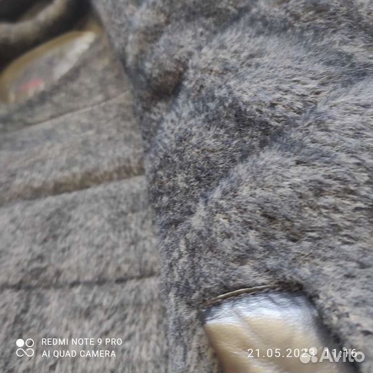 Мужская кожаная куртка р.54