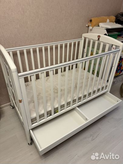 Кроватка Pali Birillo белая