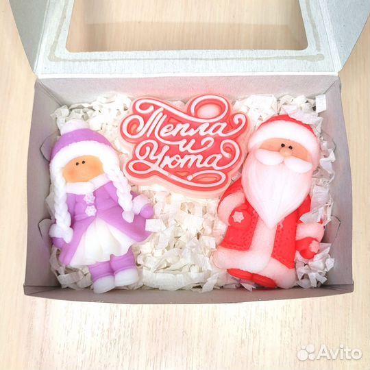 Дед Мороз, Снегурочка, Снеговик. Подарочный набор