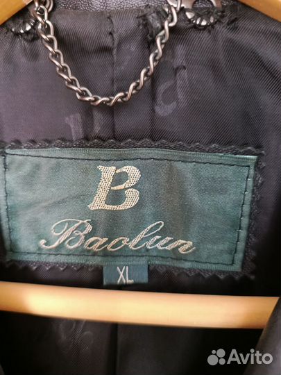 Кожаный плащ женский