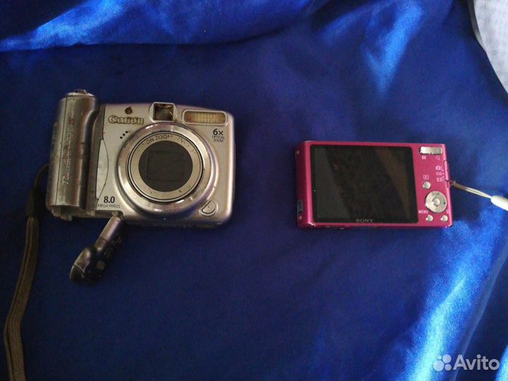 Фотоаппарат canon ps 1251 и Sony dsk w530