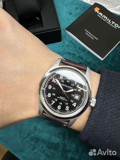 Наручные часы Hamilton Khaki, полный комплект