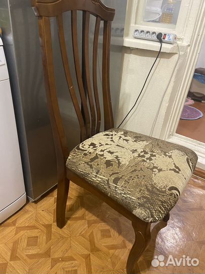 Стол со стульями бу