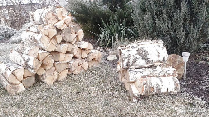Дрова березовые в вязанках,мешках