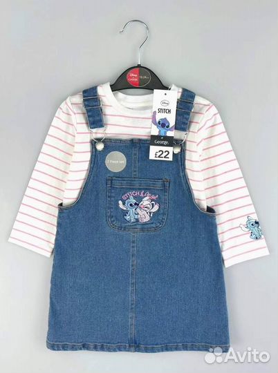 Джинсовый сарафан George 68 74 80 86 92 98