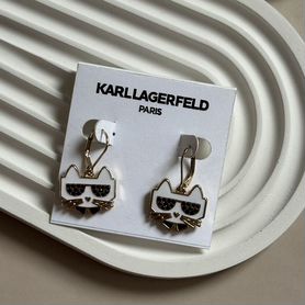 Серьги Karl lagerfeld женские