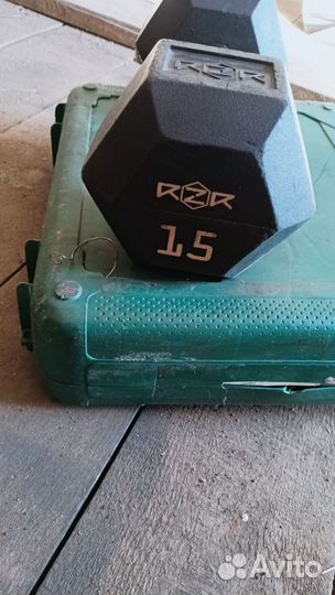 Гантель гексагональная 15 кг