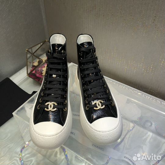 Кеды высокие Chanel (35-41)