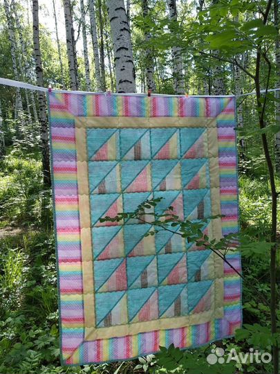 Одеяло детское, пэчворк