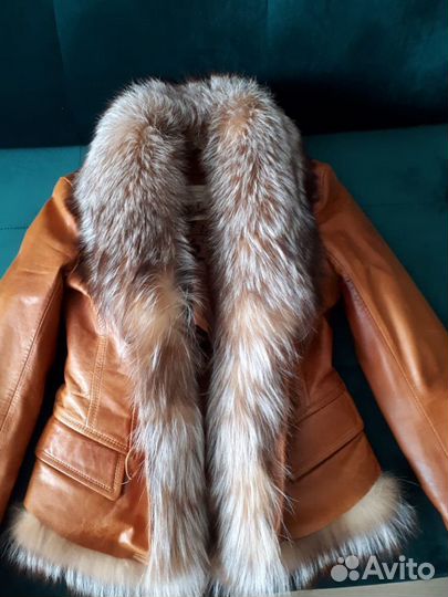 Куртка кожаная