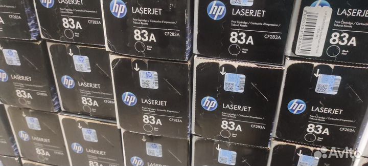 Оригинальные картриджи HP - новые с повреждениями