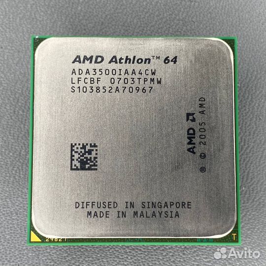 Процессор AMD Athlon 64 3500+ Orleans AM2, 1 x 2.2