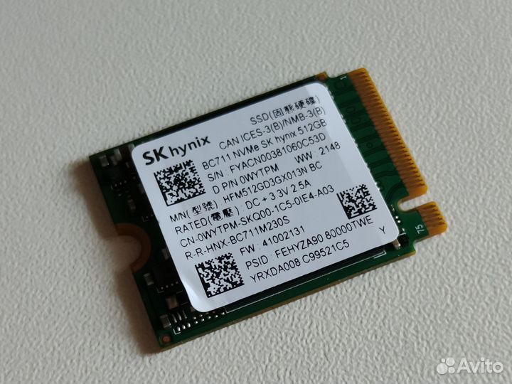 Sk hynix ssd 2230 NVMe 512gb