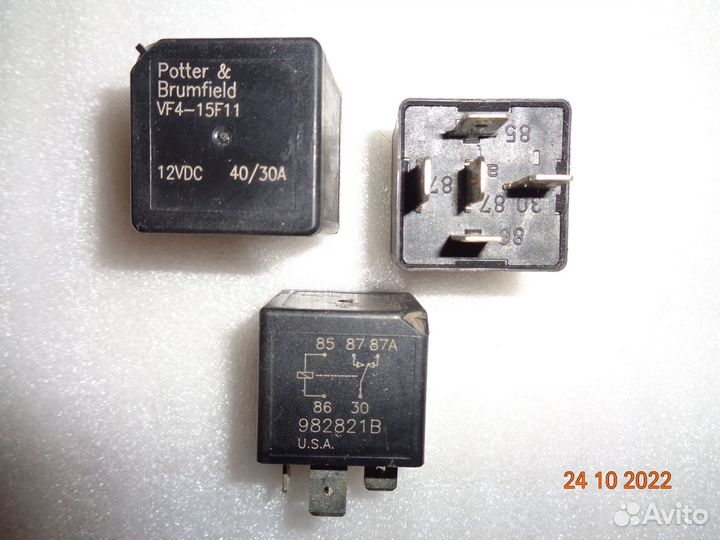 Реле 5 контактов 12 v пр-во USA рефы и легковые