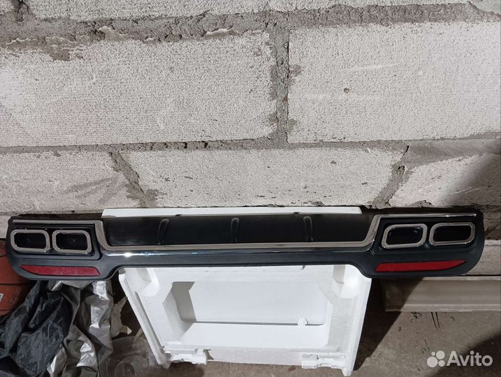 Диффузор на задний бампер Chevrolet