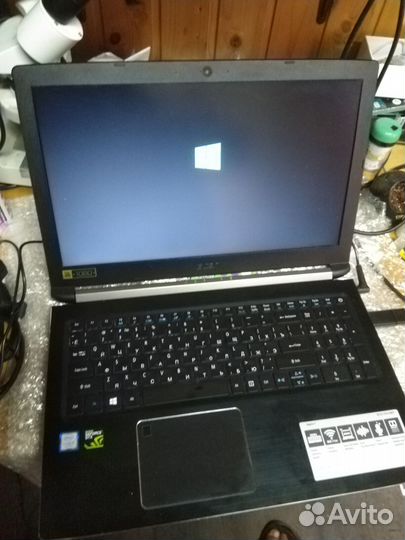 Игровой ноутбукI5-7300h/6ram/1050-2gb/ssd120+1tb