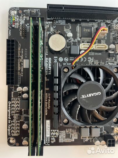 Комплект мать проц память оперативка