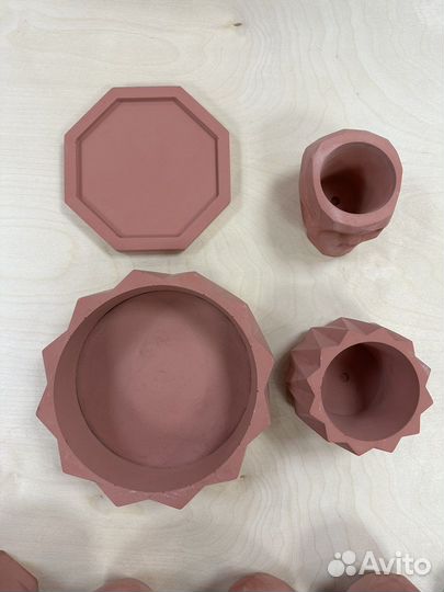 Кашпо бетонные набор