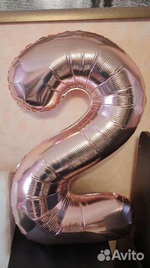 Цифра 2 на день рождения