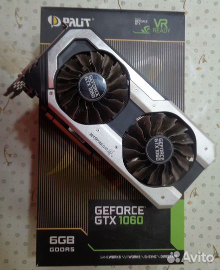 Nvidia GeForce GTX 1060 6GB palit. Память: Siemens