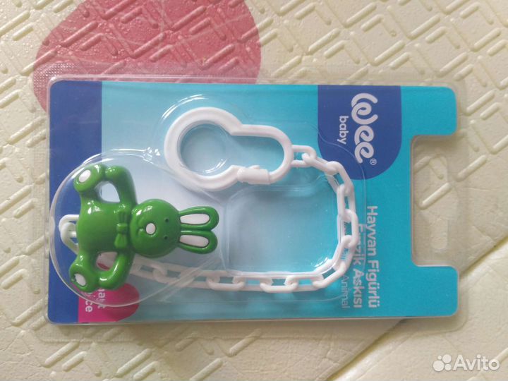 Соска пустышка и держатель wee baby