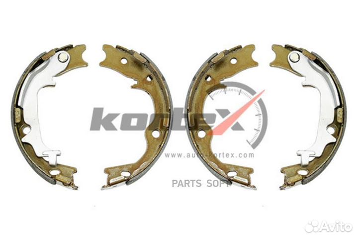 Колодки барабанные - (к-т)(190x40) 4WD(пр-во корея)