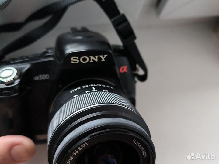 Зеркальный фотоаппарат sony alpha500