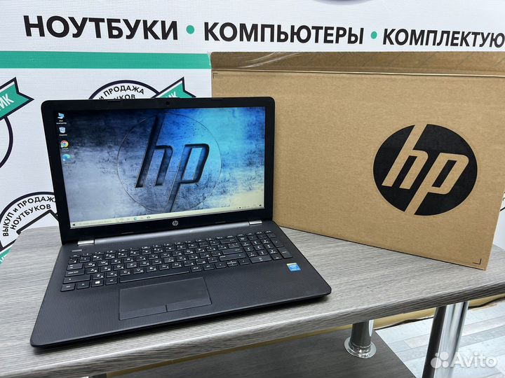 Мощный тонкий HP core i3-5005 4Gb SSD 256 Gb