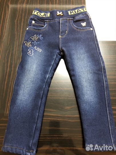 Брюки на девочку теплые