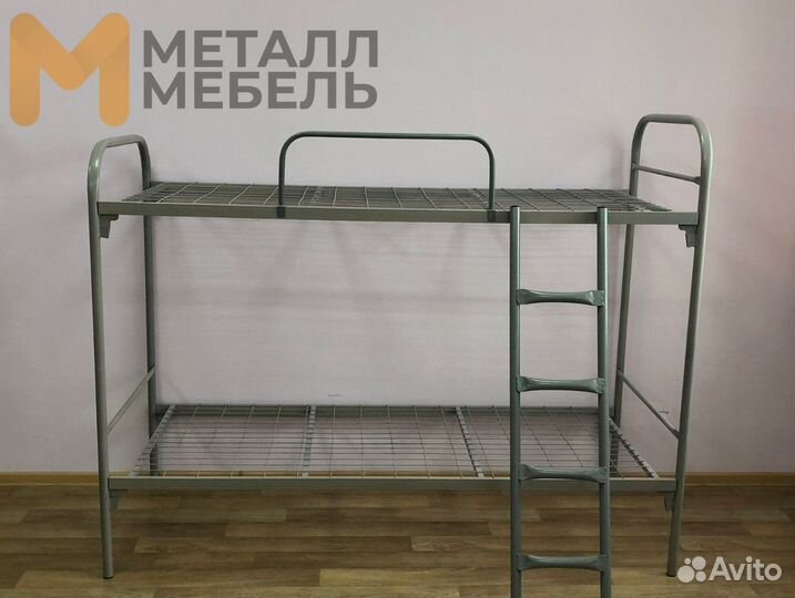 Металлические кровати для рабочих