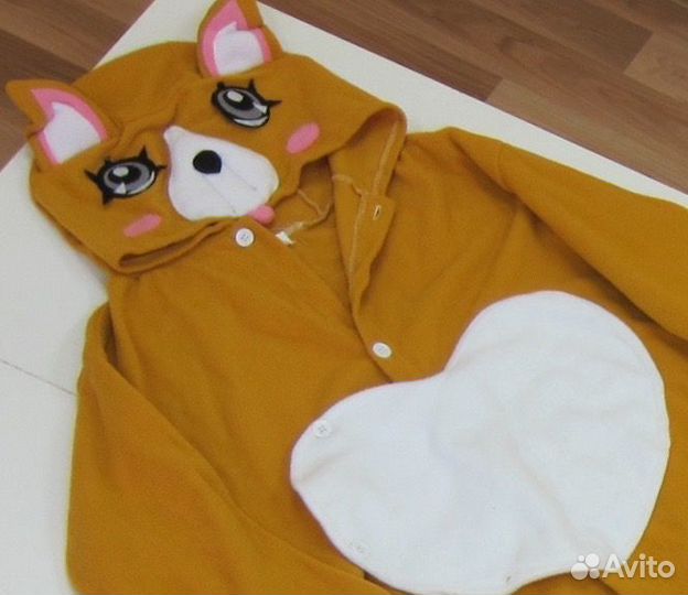 Костюм медведя (кигуруми) с тапками-лапами