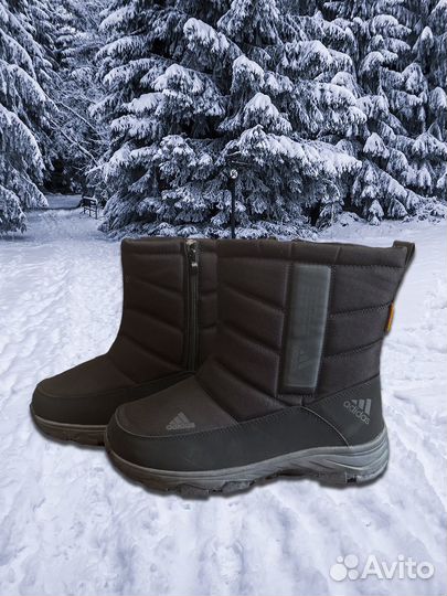 Дутики мужские зимние adidas 40,41,42,43,44 на овч