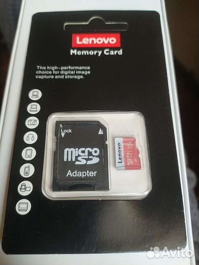 Карта памяти MicroSD. Lenovo. 512 Gb.Class 10