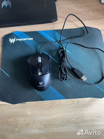 Игровая мышь acer predator и коврик