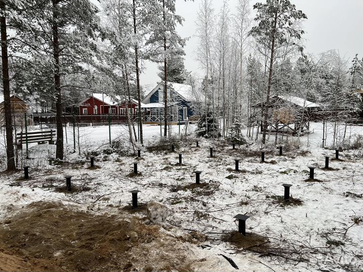 Винтовые сваи под ключ установка