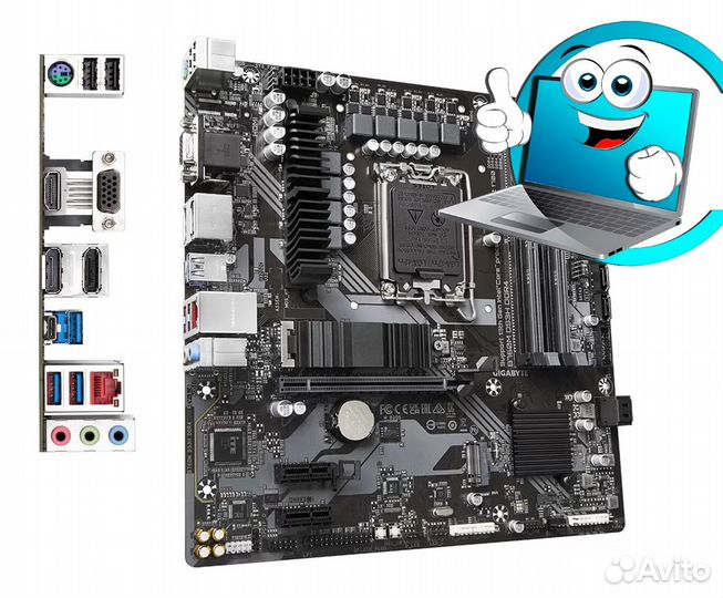Топ Комплект i5 12400F + Gigabyte B760M DS3H
